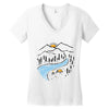 quiet place Women's V-Neck T-Shirt