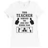 This Teacher Survived The 2016 2017 School Year Ladies Fitted T-Shirt