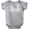 necrophiliacs zombies worst nightmare funny comic horror undead Baby Bodysuit