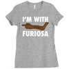 i'm with furiosa Ladies Fitted T-Shirt