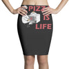 pizza is love pizza is life Pencil Skirts