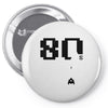 Made in the 80's Pin-back button