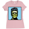 frankenstein pop art Ladies Fitted T-Shirt