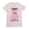camping lady Ladies Fitted T-Shirt