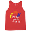 spell on you white letter Tank Top