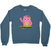 mrs yetti and her poops Crewneck Sweatshirt