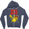 super pika bros Zipper Hoodie