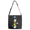 mid air disintegrated Adjustable Strap Totes