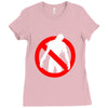 no zombies Ladies Fitted T-Shirt