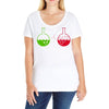 funny science shirt nerd Ladies Curvy T-Shirt