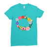 personalize baby name bodysuit Ladies Fitted T-Shirt