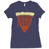 feed me pizza tell me i'm pretty Ladies Fitted T-Shirt