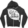 go outside Zipper Hoodie