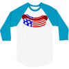 us hot dog 3/4 Sleeve Shirt