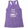 computer science pc nerd gamer zocker shooter funny Racerback Tank