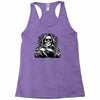 evil skull humor Racerback Tank