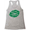 kiss me i am irish Racerback Tank
