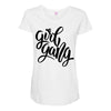 girl gang 2 Maternity Scoop Neck T-shirt