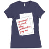 i pretend to work they pretend to pay me Ladies Fitted T-Shirt