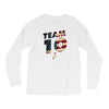 team 10 american flag Long Sleeve Shirts