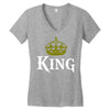 king Women's V-Neck T-Shirt
