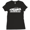 honda crx ed9 ee8 artwork jdm drift dope racing Ladies Fitted T-Shirt