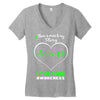 lymphoma awareness story Women's V-Neck T-Shirt