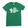 you don't gnome me Ladies Fitted T-Shirt