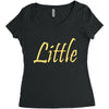 little (2) Women's Triblend Scoop T-shirt