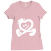 heart walking Ladies Fitted T-Shirt