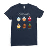 cupcakes Ladies Fitted T-Shirt