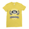 vintage quality without compromise 1966 aged to perfection Ladies Fitted T-Shirt