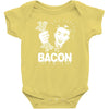 love bacont fun ny Baby Onesie
