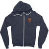 pocket owl Zipper Hoodie