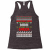 santa only comes once a year mimi is always here to cheer Racerback Tank