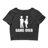 game over Crop Top