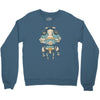 grumpy robot Crewneck Sweatshirt