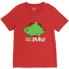 legosaurus V-Neck Tee