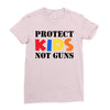 protect kids not guns Ladies Fitted T-Shirt