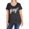 Yay! Ladies Curvy T-Shirt