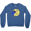 time travel to the moon Crewneck Sweatshirt