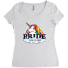 Pride Love is Love Women's Triblend Scoop T-shirt