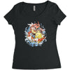 shining splash koi Women's Triblend Scoop T-shirt