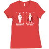 Your Wife < My Wife Ladies Fitted T-Shirt
