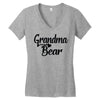grandma bear Women's V-Neck T-Shirt