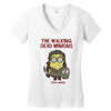 the walking dead neu 15 Women's V-Neck T-Shirt