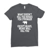 bears kill you Ladies Fitted T-Shirt
