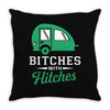 Bitches With Hitches Throw Pillow