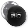drifting   problem solved mens funny Pin-back button