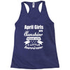 April Girls Are Sunshine Mixed With A Little Hurricane Racerback Tank